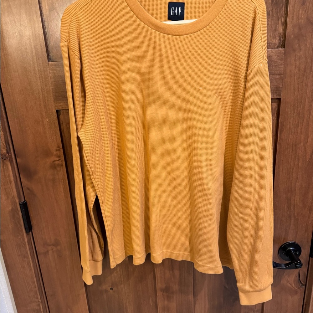 Gold thermal tee shirt